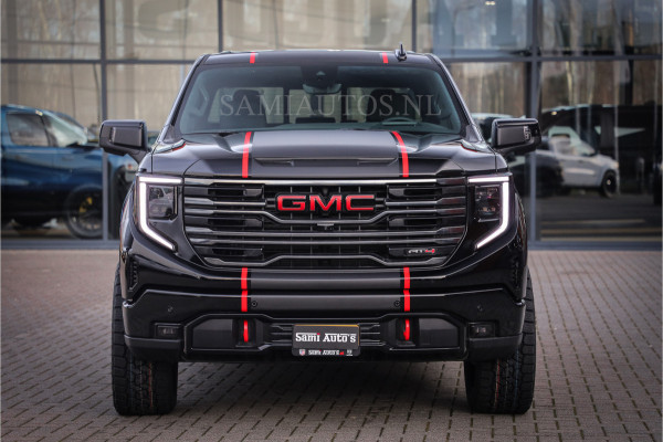 GMC Sierra AT4 6.2 V8 4X4 | VIRTUAL COCKPIT | LPG | HUD | BOM VOL | DC | RAM DEALER NEDERLAND | Dubbele Cabine met Royale 5 Zitplaatsen | BPM vrij | Nu Leverbaar uit Voorraad | Voorraad Nr 248378 |