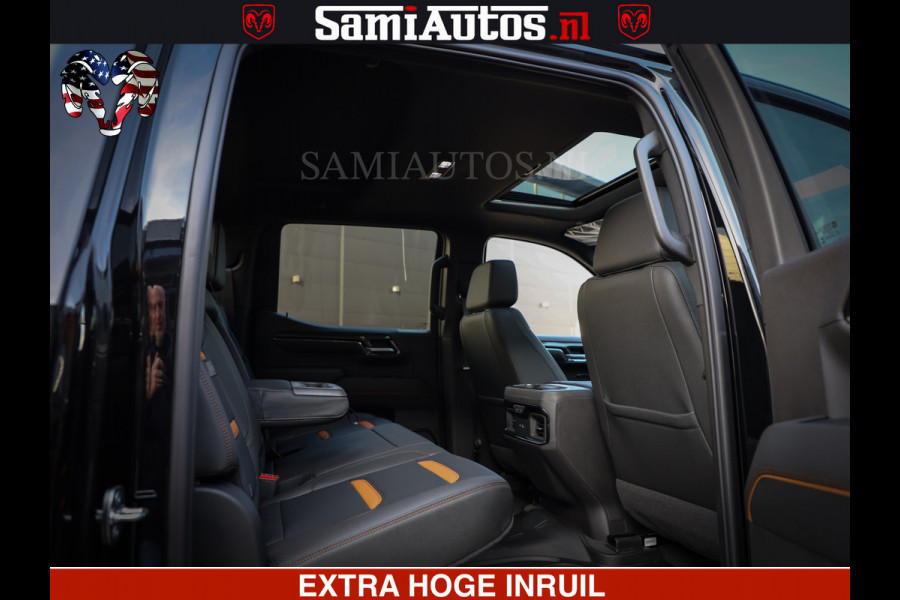 GMC Sierra AT4 6.2 V8 4X4 | VIRTUAL COCKPIT | LPG | HUD | BOM VOL | DC | RAM DEALER NEDERLAND | Dubbele Cabine met Royale 5 Zitplaatsen | BPM vrij | Nu Leverbaar uit Voorraad | Voorraad Nr 248378 |
