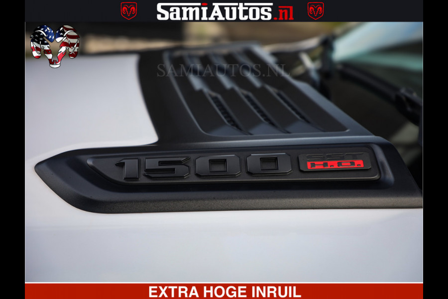 Dodge Ram 1500 Limited Night High Output 540HP 706Nm | Massage + Full Option | De Meest Luxe en Volle Pick-Up in zijn Klasse | Comfortabele Dubbele Cabine met Royale 5 Zitplaatsen | BPM vrij | Nu Leverbaar uit Voorraad | Voorraad Nr 2352 - 7649