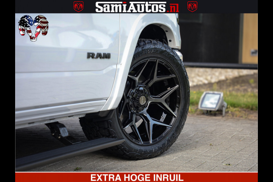 Dodge Ram 1500 Limited Night High Output 540HP 706Nm | Massage + Full Option | De Meest Luxe en Volle Pick-Up in zijn Klasse | Comfortabele Dubbele Cabine met Royale 5 Zitplaatsen | BPM vrij | Nu Leverbaar uit Voorraad | Voorraad Nr 2352 - 7649