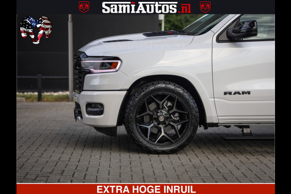 Dodge Ram 1500 Limited Night High Output 540HP 706Nm | Massage + Full Option | De Meest Luxe en Volle Pick-Up in zijn Klasse | Comfortabele Dubbele Cabine met Royale 5 Zitplaatsen | BPM vrij | Nu Leverbaar uit Voorraad | Voorraad Nr 2352 - 7649