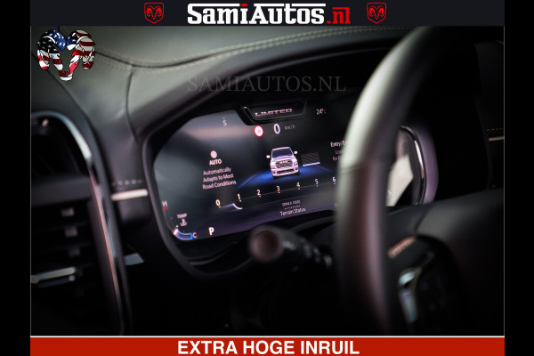 Dodge Ram 1500 Limited Night High Output 540HP 706Nm | Massage + Full Option | De Meest Luxe en Volle Pick-Up in zijn Klasse | Comfortabele Dubbele Cabine met Royale 5 Zitplaatsen | BPM vrij | Nu Leverbaar uit Voorraad | Voorraad Nr 2352 - 7649