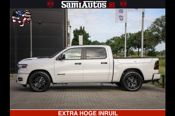 Dodge Ram 1500 Limited Night High Output 540HP 706Nm | Massage + Full Option | De Meest Luxe en Volle Pick-Up in zijn Klasse | Comfortabele Dubbele Cabine met Royale 5 Zitplaatsen | BPM vrij | Nu Leverbaar uit Voorraad | Voorraad Nr 2352 - 7649
