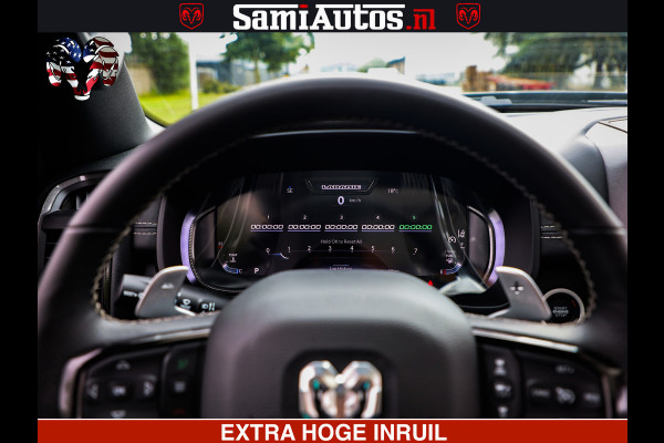 Dodge Ram 1500 GT EDITION HULK TRX PACK | 5.7 HEMI V8 402PK | VIRTUAL COCKPIT | HEAD-UP | ADAPTIVE CRUISE | 360 CAMERA | VOLLE UITVOERING  Comfortabele Dubbele Cabine met Royale 5 Zitplaatsen |