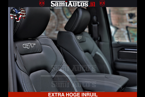 Dodge Ram 1500 GT EDITION HULK TRX PACK | 5.7 HEMI V8 402PK | VIRTUAL COCKPIT | HEAD-UP | ADAPTIVE CRUISE | 360 CAMERA | VOLLE UITVOERING  Comfortabele Dubbele Cabine met Royale 5 Zitplaatsen |