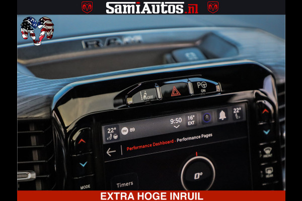 Dodge Ram 1500 GT EDITION HULK TRX PACK | 5.7 HEMI V8 402PK | VIRTUAL COCKPIT | HEAD-UP | ADAPTIVE CRUISE | 360 CAMERA | VOLLE UITVOERING  Comfortabele Dubbele Cabine met Royale 5 Zitplaatsen |