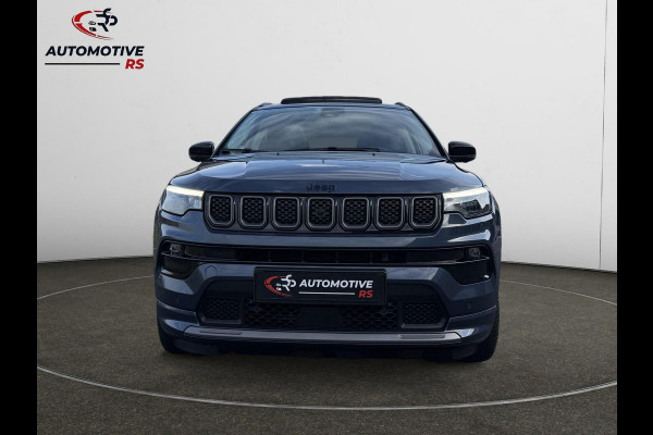 Jeep Compass 4xe 240pk Plug-in Hybrid S Pano 360° Camera stoel & stuurverw. Keyless ACC Navi Lane Assist Leder Climate LED