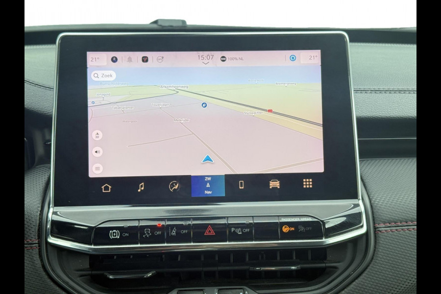 Jeep Compass 4xe 240pk Plug-in Hybrid S Pano 360° Camera stoel & stuurverw. Keyless ACC Navi Lane Assist Leder Climate LED