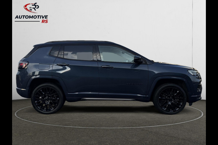 Jeep Compass 4xe 240pk Plug-in Hybrid S Pano 360° Camera stoel & stuurverw. Keyless ACC Navi Lane Assist Leder Climate LED