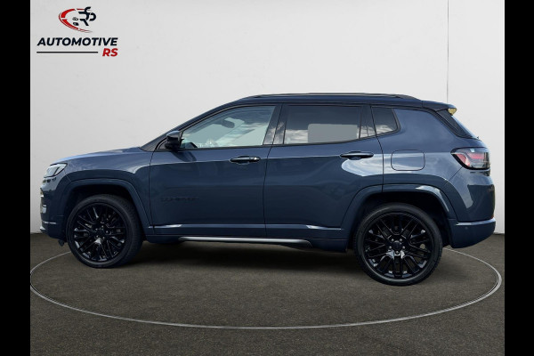 Jeep Compass 4xe 240pk Plug-in Hybrid S Pano 360° Camera stoel & stuurverw. Keyless ACC Navi Lane Assist Leder Climate LED