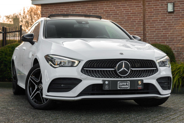 Mercedes-Benz CLA-Klasse Shooting Brake 250 e AMG Night Pakket Pano Leder Widescreen Stoelverwarming Camera 18''