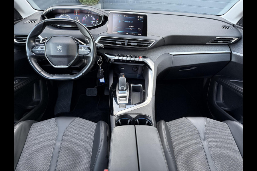 Peugeot 5008 1.2 PureTech Allure 1e Eigenaar,7 Persoons,Afn.Trekhaak,360° Camera,Pano,Apple Carplay/Android Auto,Navi,Clima,Cruise,Halfleder,N.A.P,Dealer Onderhouden,Pdc V+A,Lm velgen Extra,N.A.P,Nieuwe Apk Bij Aflevering