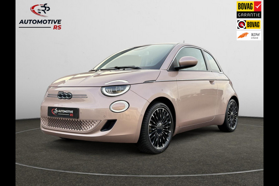 Fiat 500 La Prima 42 kWh SOH 92% U Connect Pdc Leder Led Camera Apple CarPlay & Android Auto Navi Autopilot ACC Lane Assist Keyles