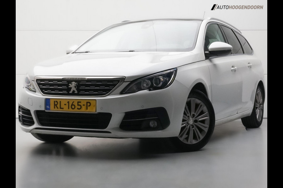 Peugeot 308 SW 1.2 PureTech Premium 130pk (PANORAMADAK,SPORTSTOELEN,PARELMOER,CAMERA,CRUISE,LEDER,APPLE CARPLAY,LED,LM-VELGEN)