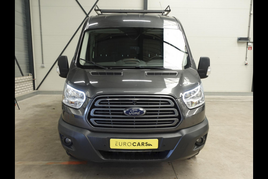 Ford Transit 130pk L3H2 Dubbele Cabine 6-Zits Airco Cruise control Trekhaak Imperiaal Euro6