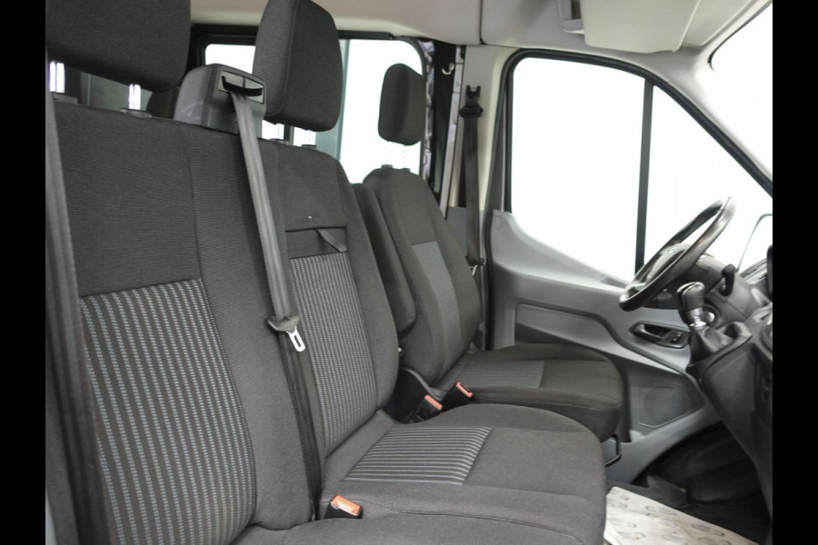 Ford Transit 130pk L3H2 Dubbele Cabine 6-Zits Airco Cruise control Trekhaak Imperiaal Euro6