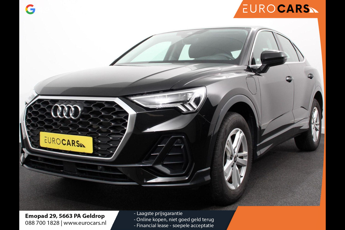 Audi Q3 Sportback 45 TFSI e 245pk PHEV S-tronic Attitude Navigatie Parkeersensoren Adaptive Cruise Control Stoelverwarming Ledverlichting Virtual Cockpit Climate Control