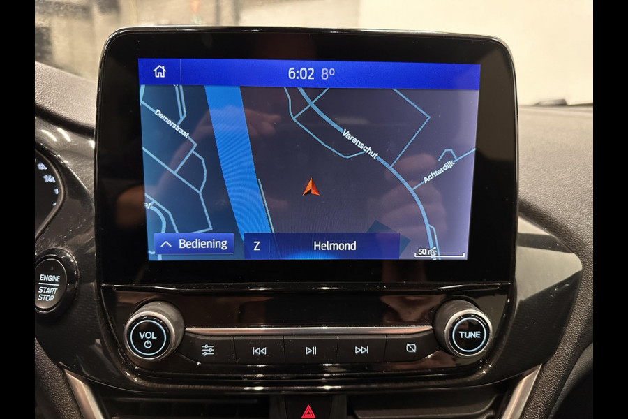 Ford Fiesta 1.0 EcoBoost ST-Line 125PK 6V Navigatie Full LED Carplay Parkeersensoren Cruise Control Stoel+Stuurverwarming Climate Control Privacy Glass 17" DAB+