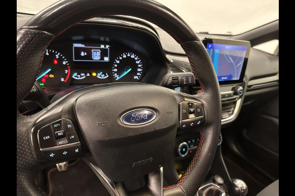 Ford Fiesta 1.0 EcoBoost ST-Line 125PK 6V Navigatie Full LED Carplay Parkeersensoren Cruise Control Stoel+Stuurverwarming Climate Control Privacy Glass 17" DAB+