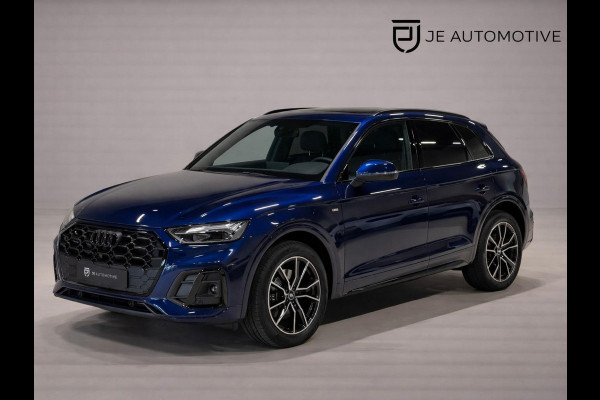Audi Q5 50 TFSI e 265PK 3X S-Line Black Optik, Pano, Virtual Cockpit, Camera, Navi, Cruise, Clima, Multistuur, Dealer Onderhouden