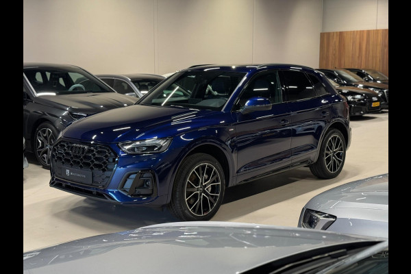Audi Q5 50 TFSI e 265PK 3X S-Line Black Optik, Pano, Virtual Cockpit, Camera, Navi, Cruise, Clima, Multistuur, Dealer Onderhouden