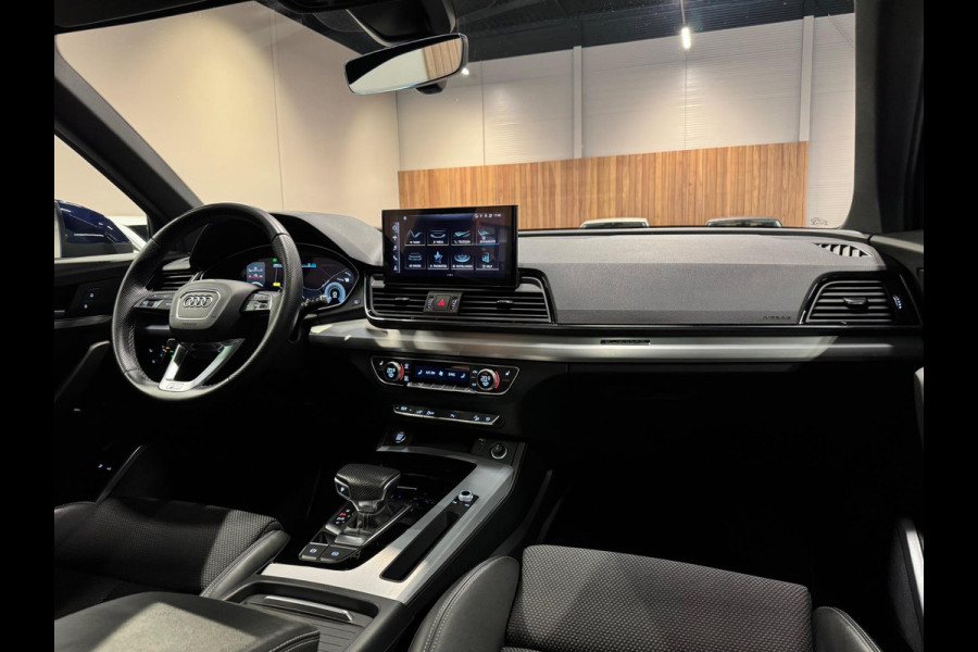 Audi Q5 50 TFSI e 265PK 3X S-Line Black Optik, Pano, Virtual Cockpit, Camera, Navi, Cruise, Clima, Multistuur, Dealer Onderhouden