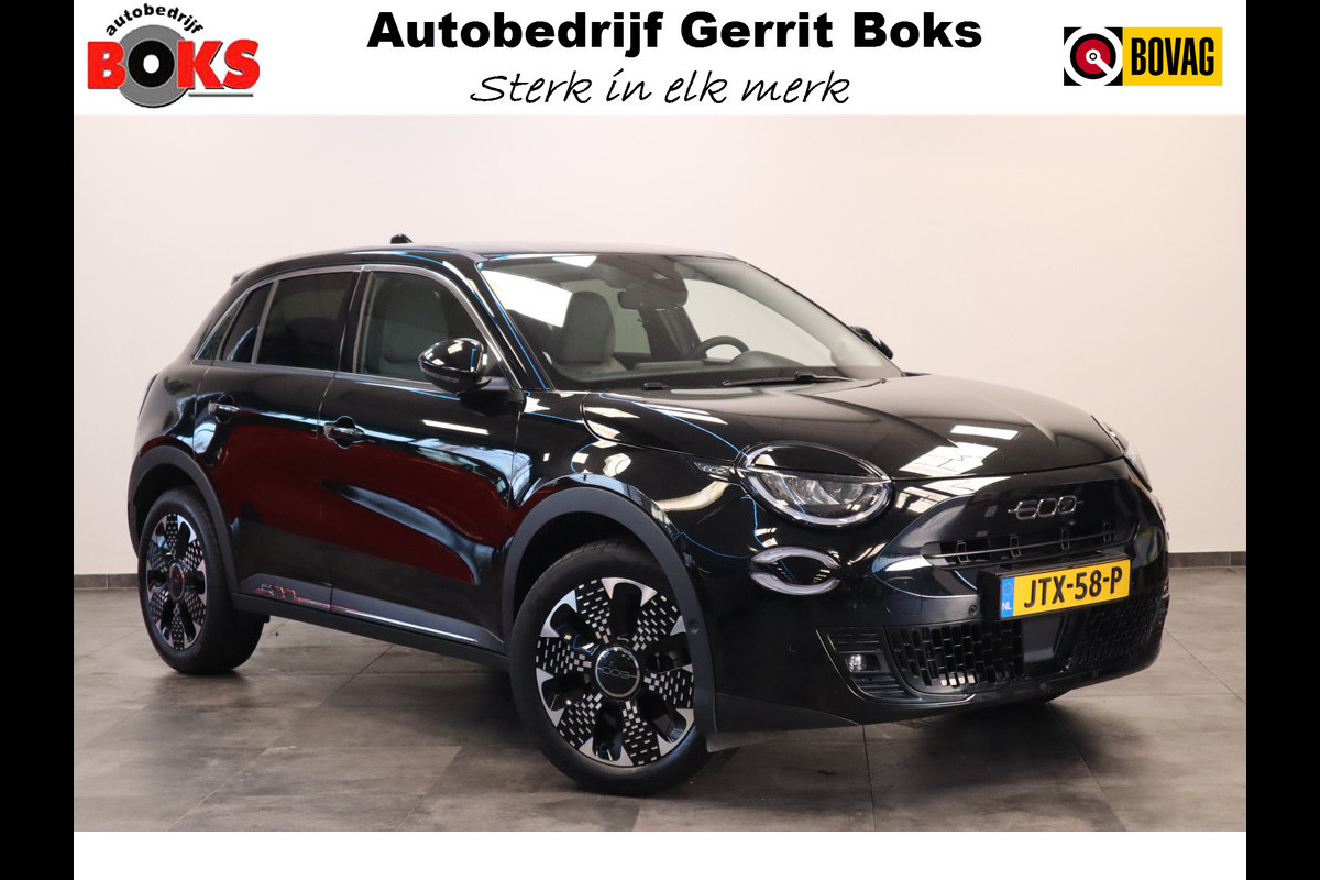 Fiat 600 1.2 Hybrid La Prima ACC PDC Elect. Stoelen 360 Camera Blindspot 24 maanden garantie mogelijk (*vraag naar de voorwaarden)