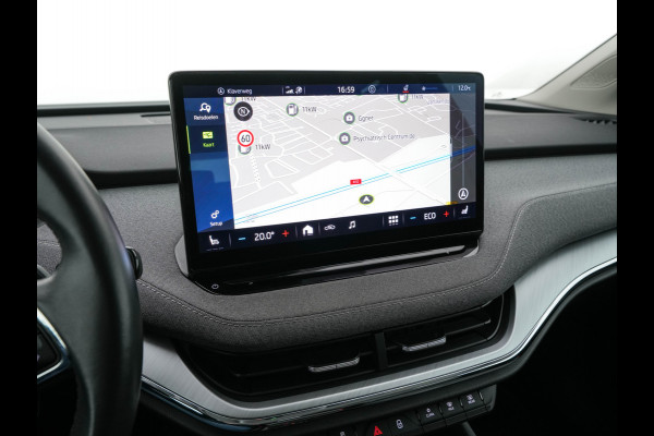 Škoda ENYAQ iV 80 [ 3-Fase ] {SOH-88% } (INCL-BTW) *LEATHER-FABRIC | FULL-LED | DIGI-COCKPIT | CAMERA | KEYLESS | NAVI-FULLMAP | AMBIENT-LIGHT | ECC | HEATED-COMFORTSEATS | DAB+ | PDC | CRUISE | CARPLAY | TOWBAR | 19"ALU*