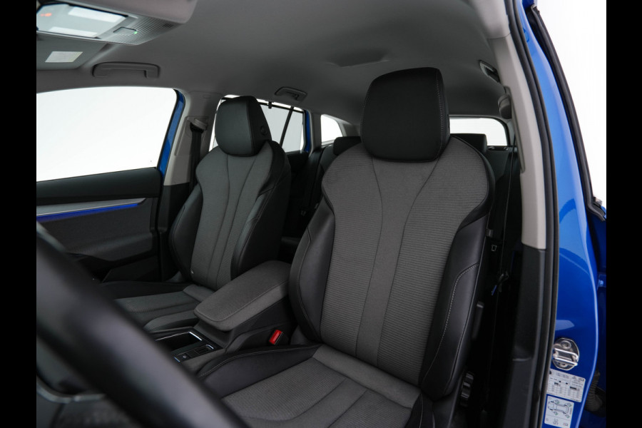 Škoda ENYAQ iV 80 [ 3-Fase ] {SOH-88% } (INCL-BTW) *LEATHER-FABRIC | FULL-LED | DIGI-COCKPIT | CAMERA | KEYLESS | NAVI-FULLMAP | AMBIENT-LIGHT | ECC | HEATED-COMFORTSEATS | DAB+ | PDC | CRUISE | CARPLAY | TOWBAR | 19"ALU*