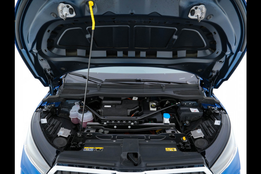 Škoda ENYAQ iV 80 [ 3-Fase ] {SOH-88% } (INCL-BTW) *LEATHER-FABRIC | FULL-LED | DIGI-COCKPIT | CAMERA | KEYLESS | NAVI-FULLMAP | AMBIENT-LIGHT | ECC | HEATED-COMFORTSEATS | DAB+ | PDC | CRUISE | CARPLAY | TOWBAR | 19"ALU*