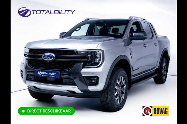 Ford Ranger Wildtrak DC 2.3 PHEV e-4WD 5P | Power Rollertop | Technology | Prijs excl. BTW/Incl BPM | Trekhaak, Stoelverw, Leer, B&O audio. Led, 18"LMV,  Navi, Adap Cruise, 360 Camera