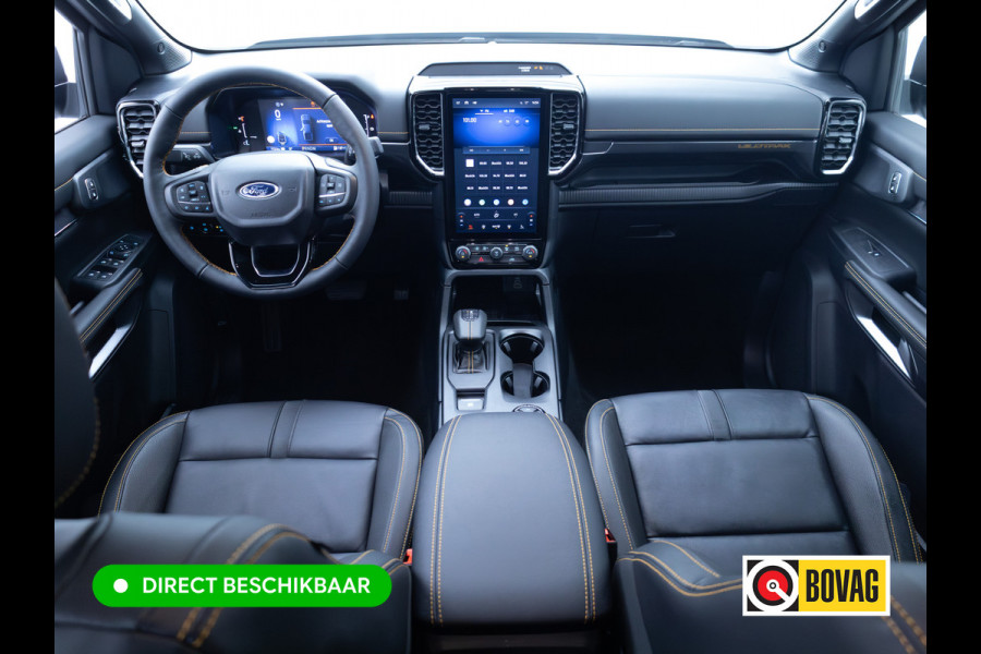 Ford Ranger Wildtrak DC 2.3 PHEV e-4WD 5P | Power Rollertop | Technology | Prijs excl. BTW/Incl BPM | Trekhaak, Stoelverw, Leer, B&O audio. Led, 18"LMV,  Navi, Adap Cruise, 360 Camera