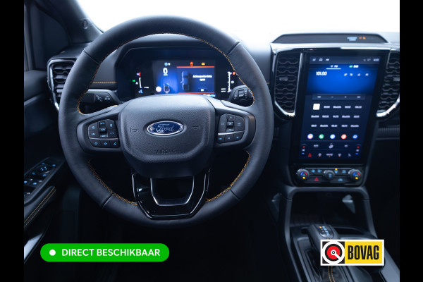 Ford Ranger Wildtrak DC 2.3 PHEV e-4WD 5P | Power Rollertop | Technology | Prijs excl. BTW/Incl BPM | Trekhaak, Stoelverw, Leer, B&O audio. Led, 18"LMV,  Navi, Adap Cruise, 360 Camera