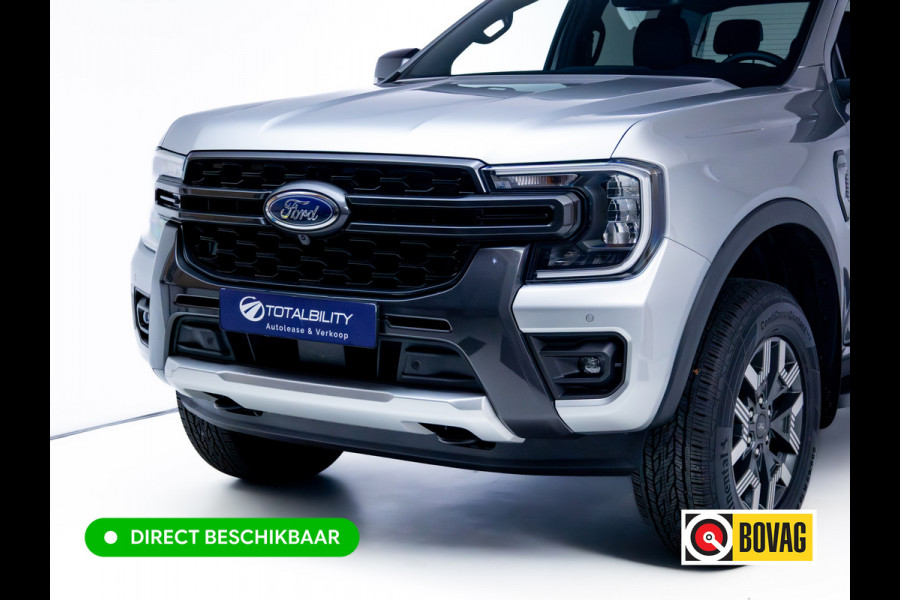 Ford Ranger Wildtrak DC 2.3 PHEV e-4WD 5P | Power Rollertop | Technology | Prijs excl. BTW/Incl BPM | Trekhaak, Stoelverw, Leer, B&O audio. Led, 18"LMV,  Navi, Adap Cruise, 360 Camera