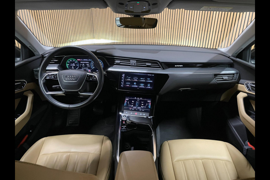 Audi e-tron 55 Quattro 95 kWh|92% SOH|GROTE ACCU|TREKHAAK|LEDER|CLIMA+CRUISE CTRL|MEMORY|NAVIGATIE|NL- AUTO|NAP|INCL. BTW|1e EIG.|