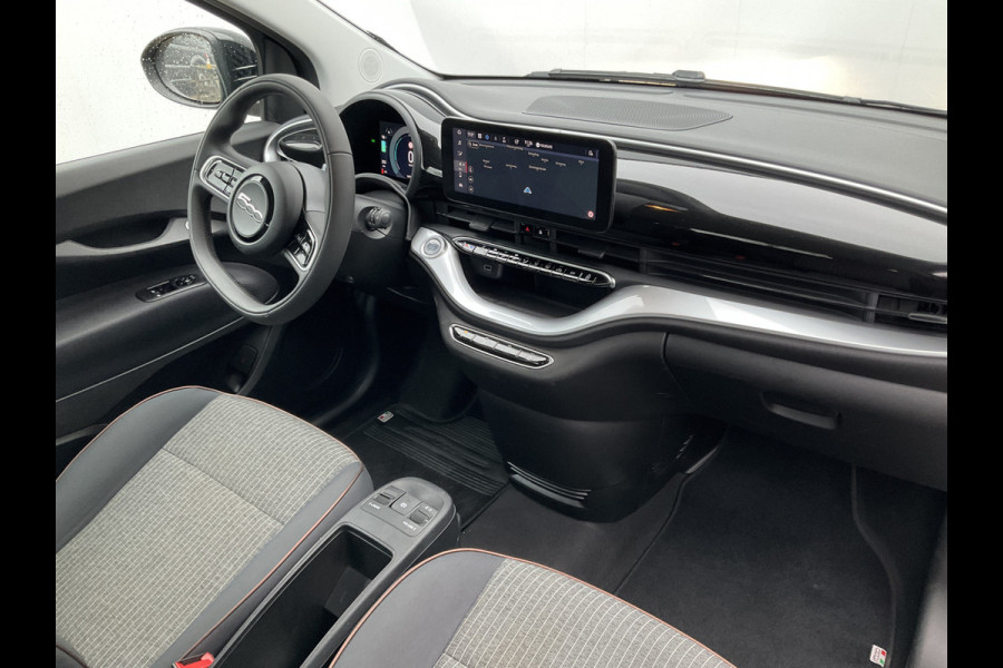 Fiat 500 Icon 42 kWh SOH 93% Carplay Cruise Clima Led Digitaal NL-Auto Voll.Onderhouden!