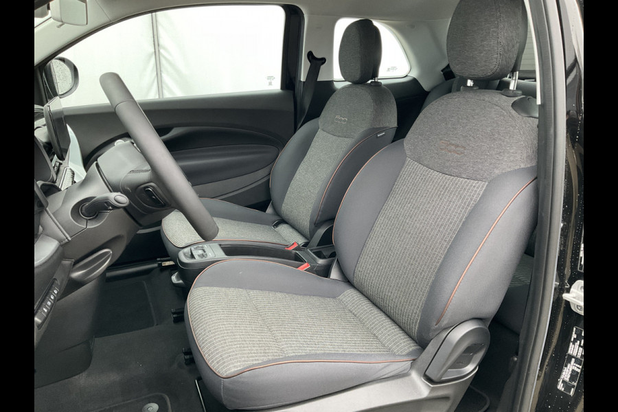 Fiat 500 Icon 42 kWh SOH 93% Carplay Cruise Clima Led Digitaal NL-Auto Voll.Onderhouden!