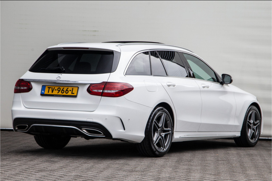Mercedes-Benz C-Klasse Estate 160 AMG Sportpakket, Facelift, Panorama, Widescreen, Carplay 2018