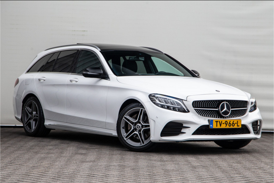 Mercedes-Benz C-Klasse Estate 160 AMG Sportpakket, Facelift, Panorama, Widescreen, Carplay 2018