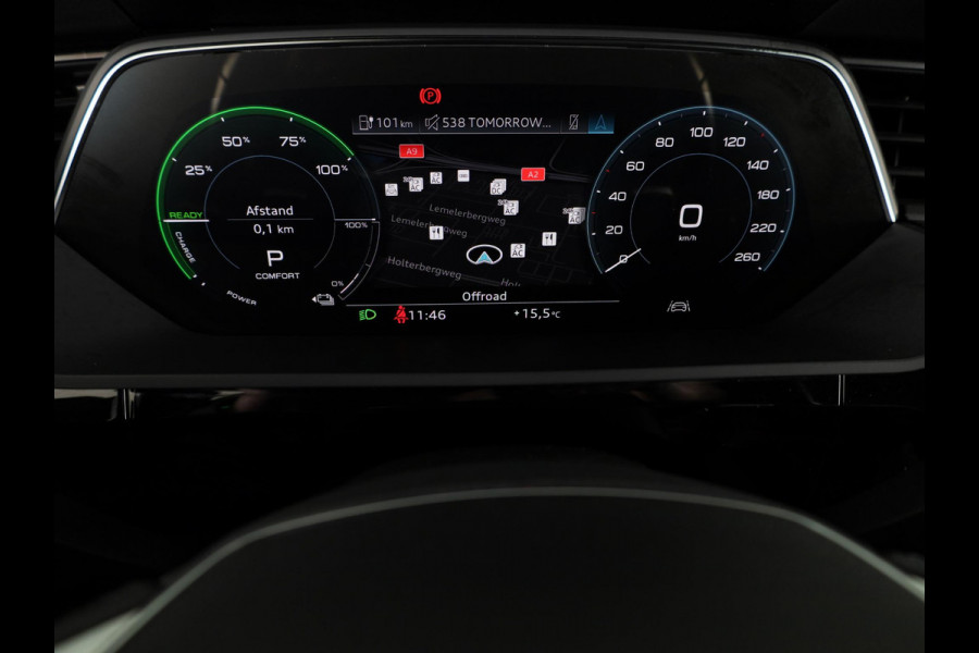 Audi e-tron 50 quattro edition 71 kWh 313 pk | Navigatie | Trekhaak (afneembaar) | Parkeersensoren | Luchtvering |
