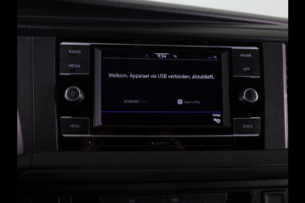 Volkswagen Transporter 2.0 TDI L2H1 28 Comfortline 110 pk | Verlengde garantie | Navigatie via App | Parkeersensoren achter | Cruise control |