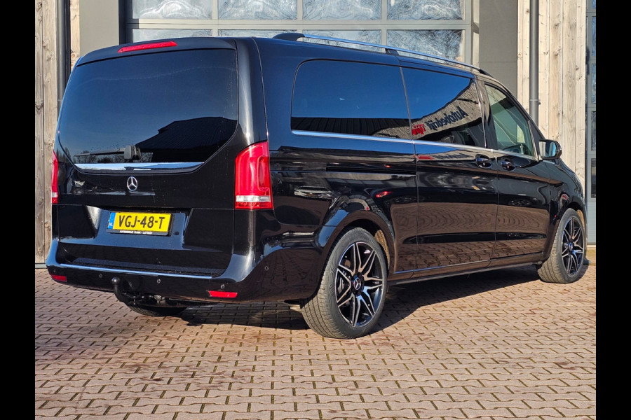 Mercedes-Benz V-Klasse 300d 4-MATIC Extra Lang DC Avantgarde | LED | ACC | Leder | Stoelverwarming | Burmester | App-connect | Trekhaak | LMV 19" | 360 Camera | Lane Assist | Schuifdeuren elektrisch |