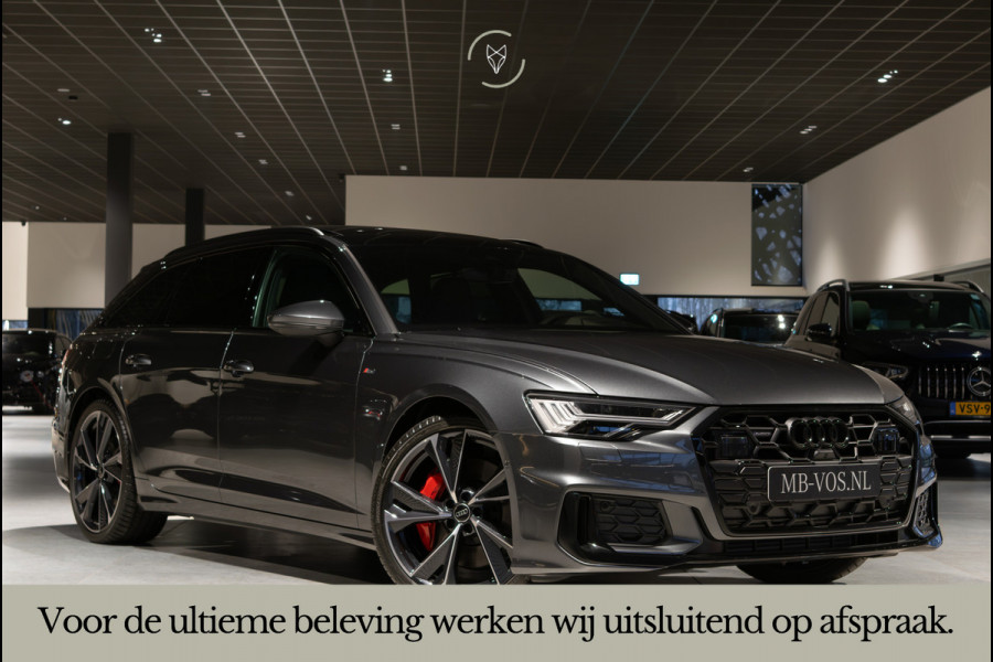 Audi A6 Avant 55 TFSI e quattro Pro Line S Competition B&O 3D|Sportstoelen+|Comfortsleutel|HUD|Fijnnappa|21"|Zwart optiek