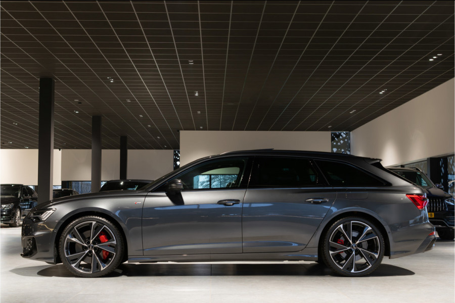 Audi A6 Avant 55 TFSI e quattro Pro Line S Competition B&O 3D|Sportstoelen+|Comfortsleutel|HUD|Fijnnappa|21"|Zwart optiek