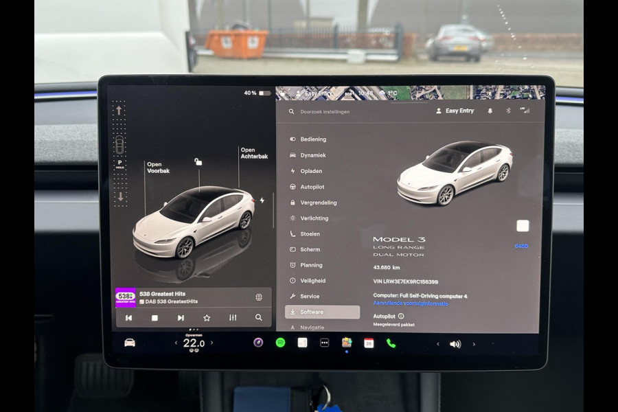 Tesla Model 3 Premium Long Range AWD 78 kWh | STOELVERWARMING VOOR/ACHTER | STUURVERWARMING | FABRIEKS GARANTIE T/M 20-06-2028 OF 80k KM | ELKT. ACHTERKLEP | ELKT. STOELEN |