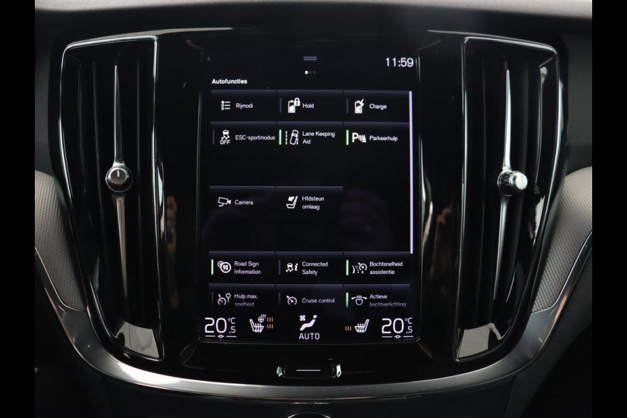 Volvo S60 2.0 Recharge T6 AWD R-Design | Stoelverwarming | Adaptive cruise | Harman/Kardon | Camera | Half leder | Sportstoelen | Keyless | Carplay | Navigatie | PHEV | Plug In