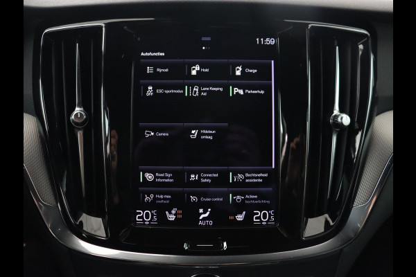 Volvo S60 2.0 Recharge T6 AWD R-Design | Stoelverwarming | Adaptive cruise | Harman/Kardon | Camera | Half leder | Sportstoelen | Keyless | Carplay | Navigatie | PHEV | Plug In