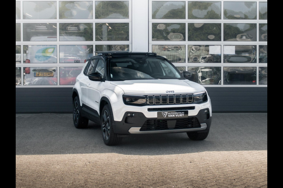 Jeep Avenger Summit 54 kWh | Uit voorraad leverbaar | 17%  Bijtelling | Schuif/Kanteldak | Leder&Winter Pack | Warmtepomp | Info&Convenience Pack | Full Operational Lease € 599,-