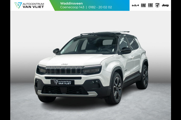 Jeep Avenger Summit 54 kWh | 17% Bijtelling | Schuif/Kanteldak | Leder&Winter Pack | Warmtepomp | Info&Convenience Pack