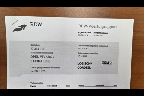 Opel Zafira-e Life L2 Innovation 50 kWh 9-Persoons Airco Cruisecontrol Accucertificaat aanwezig